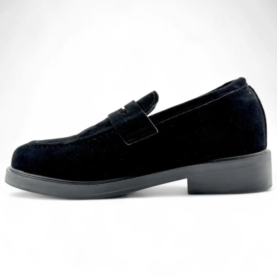 メンズ 6cmアップ シークレットローファー Black
