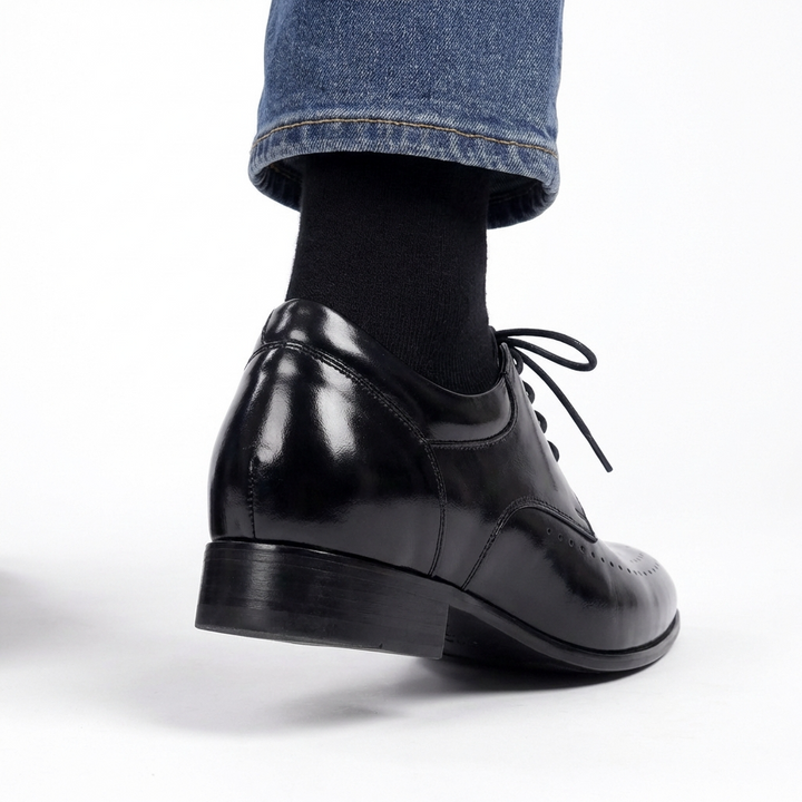 8cm UP 牛革シークレットビジネスシューズ no20