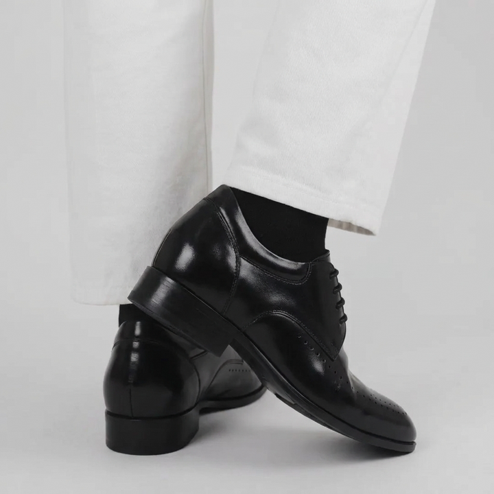 8cm UP 牛革シークレットビジネスシューズ no20