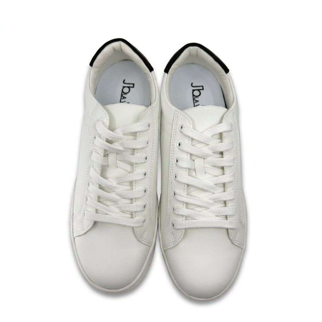 6.5cm UP ヒールホワイトスニーカー no39 メンズシークレットスニーカー LEVANO
